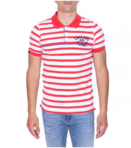 Explorer Polo T-shirt - red....